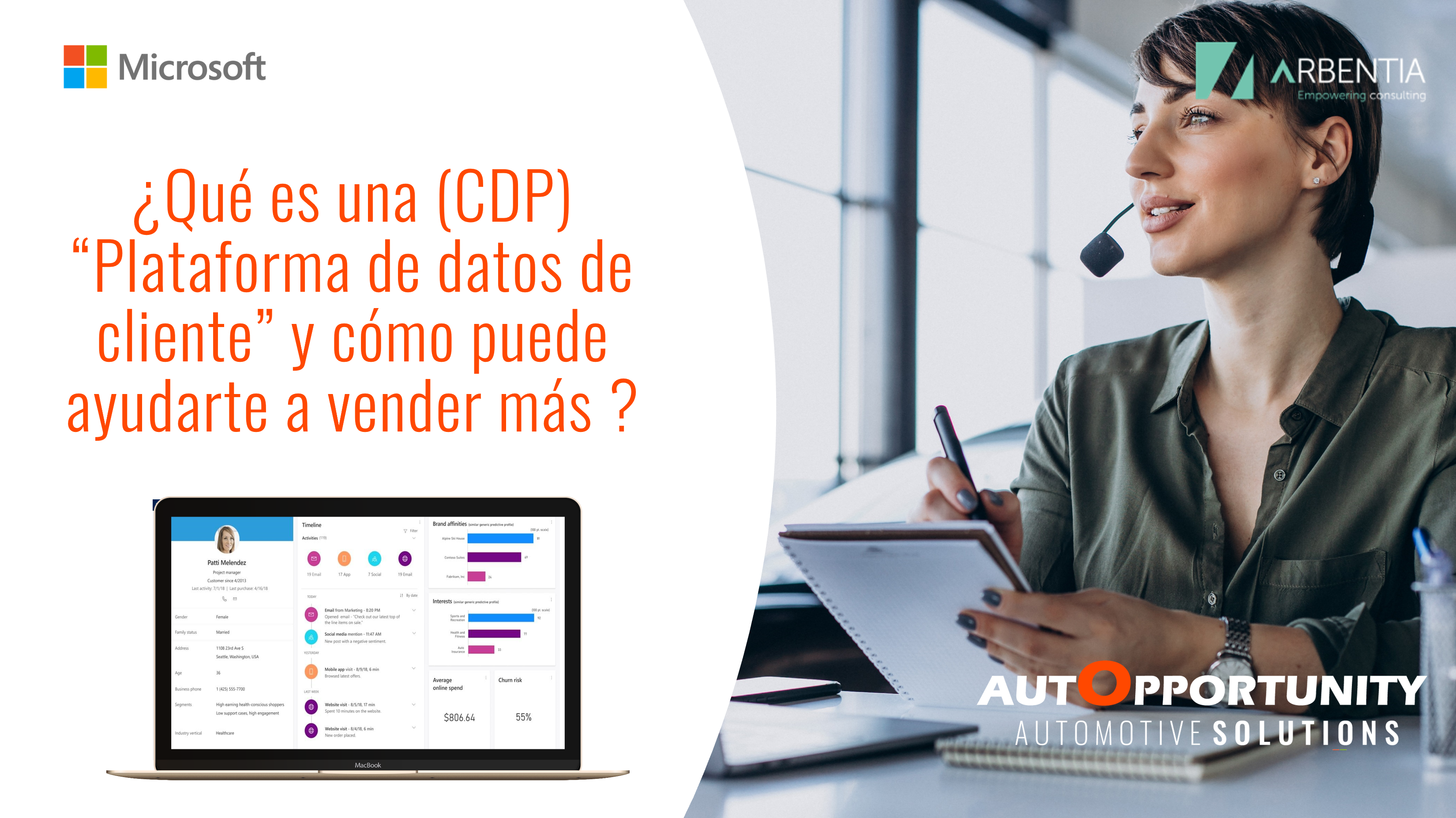 plataforma de datos de cliente con tencología Microsoft